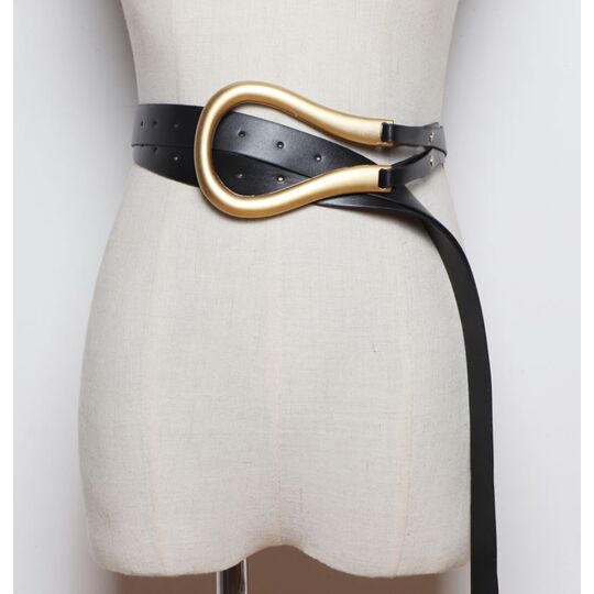 Женский пояс, черный П2987