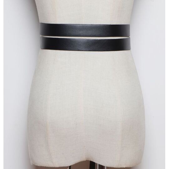 Женский пояс, черный П2987