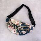 Сумка поясная, бананка "Цветы", П3000