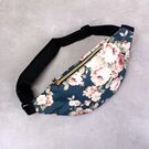 Сумка поясная, бананка "Цветы", П3000