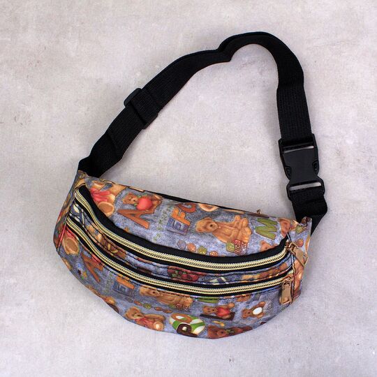 Сумка поясна, бананка 'Дитячі іграшки', П3002