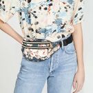 Сумка поясна, бананка 'Квіти', П3003