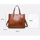 Женская сумка ACELURE, коричневая П3005