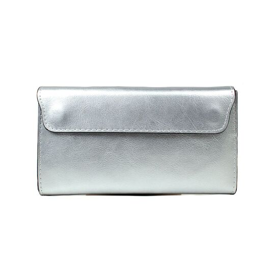 Жіночий гаманець, сріблястий П3012