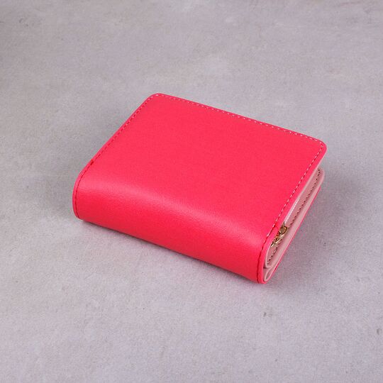 Жіночий гаманець 'Кішка', червоний П3017