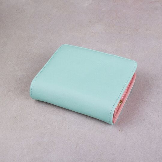 Жіночий гаманець 'Кішка', зелений П3019