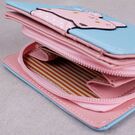 Жіночий гаманець 'Кішка', синій П3020