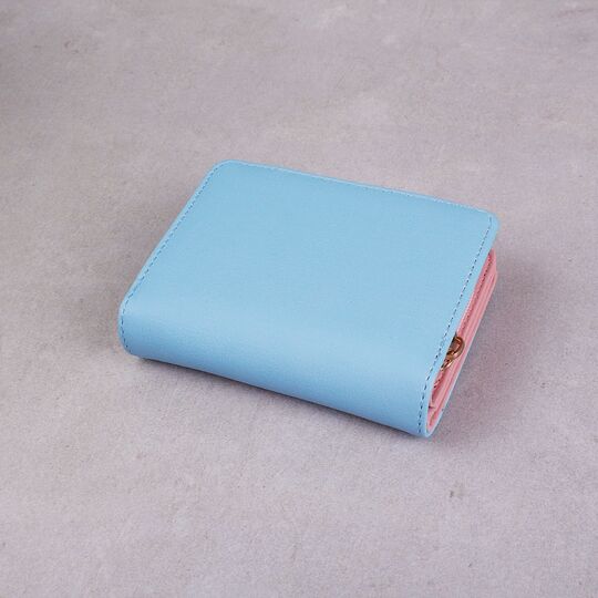 Жіночий гаманець 'Кішка', синій П3020