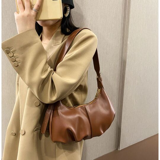 Жіноча сумка, коричнева П3021