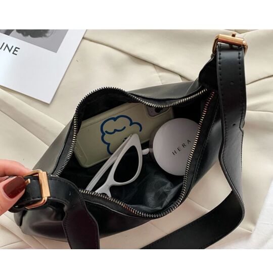 Женская сумка, черная П3022