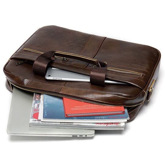 Мужская сумка портфель WESTAL для ноутбука, П3029