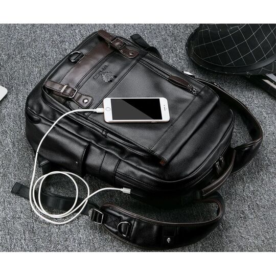 Мужской рюкзак LIELANG, черный П3031