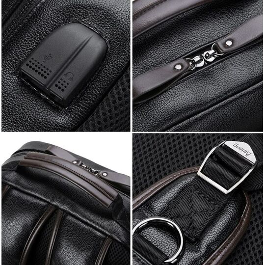 Мужской рюкзак LIELANG, черный П3031