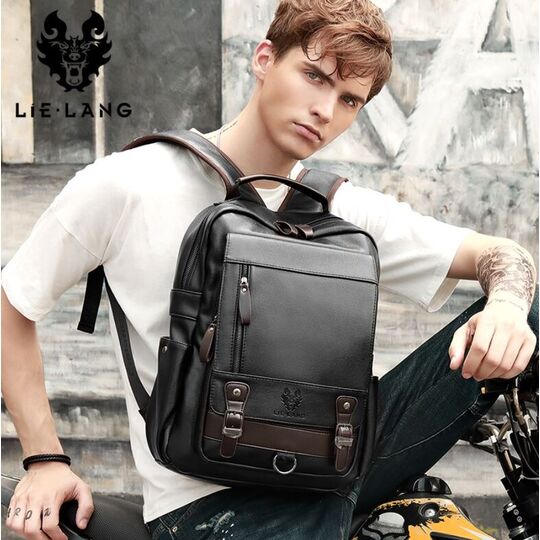 Мужской рюкзак LIELANG, черный П3031
