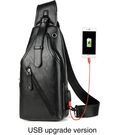 Чоловіча сумка+гаманець+ремінь USB, коричнева П3039