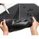 Мужская сумка+кошелек+ремень USB, черная П3040