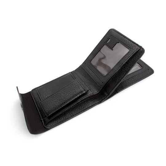 Чоловічий гаманець, чорний П0205