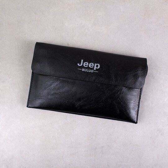 Барсетка мужская " JEEP BULUO", черная П3044