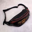 Мужская сумка на пояс, черная П3045