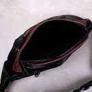 Мужская сумка на пояс, черная П3045