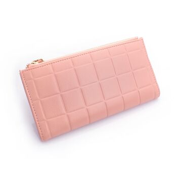 Женский кошелек, розовый П0206