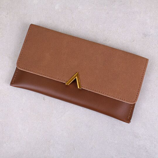 Жіночий гаманець, коричневий П3054