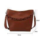 Женская сумка+косметичка, красная П3056