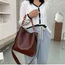 Женская сумка+косметичка, красная П3056