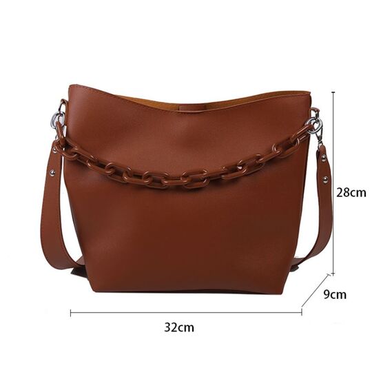 Женская сумка+косметичка, бежевая П3057