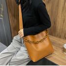 Жіноча сумка+косметичка, коричнева П3058