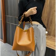 Женская сумка+косметичка, коричневая П3058