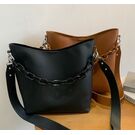 Жіноча сумка+косметичка, чорна П3059