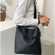 Женская сумка+косметичка, черная П3059