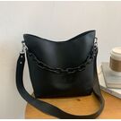 Жіноча сумка+косметичка, чорна П3059