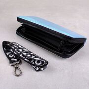 Жіночий гаманець, блакитний - П3060