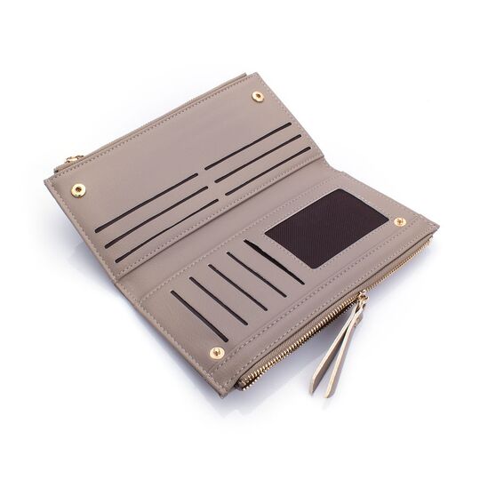Жіночий гаманець, сірий П0207 Жіночий гаманець, сірий П0207