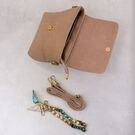 Жіноча сумка, коричнева П3074