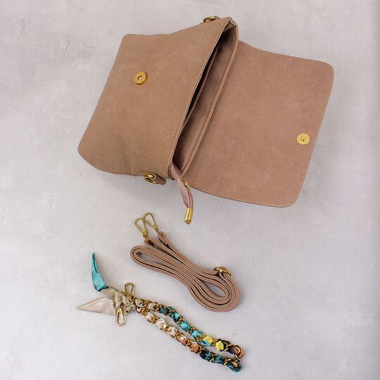 Жіноча сумка, коричнева П3074