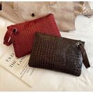 Жіноча сумка-клатч, коричнева П3078