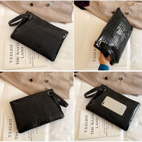 Жіноча сумка-клатч, коричнева П3078