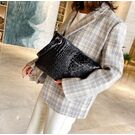 Женская сумка-клатч, черная П3079