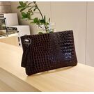 Женская сумка-клатч, черная П3079