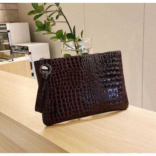 Женская сумка-клатч, черная П3079