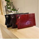 Женская сумка-клатч, черная П3079