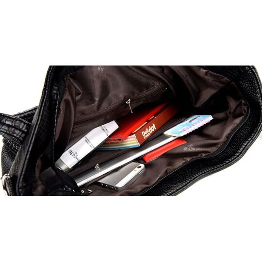 Женская сумка, черная П3080