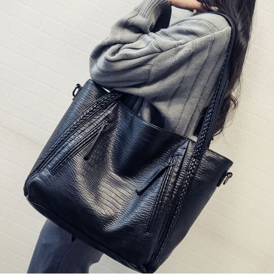 Женская сумка, черная П3080