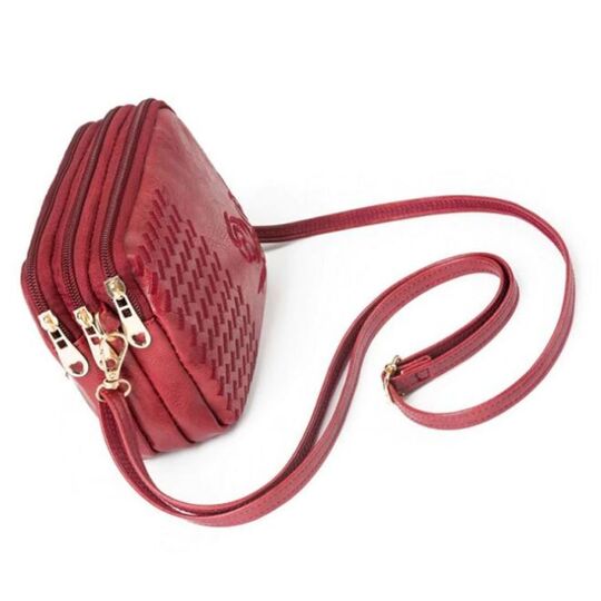 Жіноча сумка-клатч, червона П3081