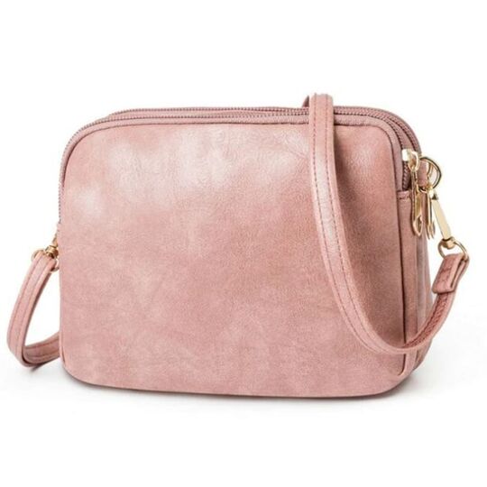 Женская сумка-клатч, розовая П3082