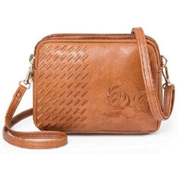 Жіноча сумка-клатч, коричнева П3083