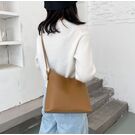 Жіноча сумка+косметичка, коричнева П3085